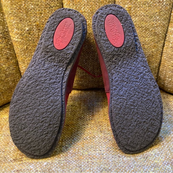 GUDRUN SJODEN red nubuck shoes, size 37 - Picture 5 of 6